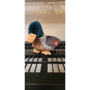 TY Beanie Buddy - JAKE the Mallard Duck (8.5 inch) - MWMTs Stuffed Animal Toy